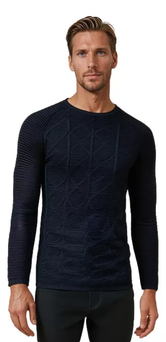 Men's navy blue sweater Zuma