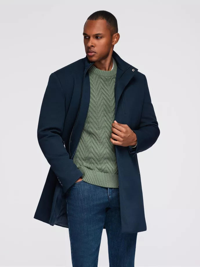 Men's dark blue coat Alpi