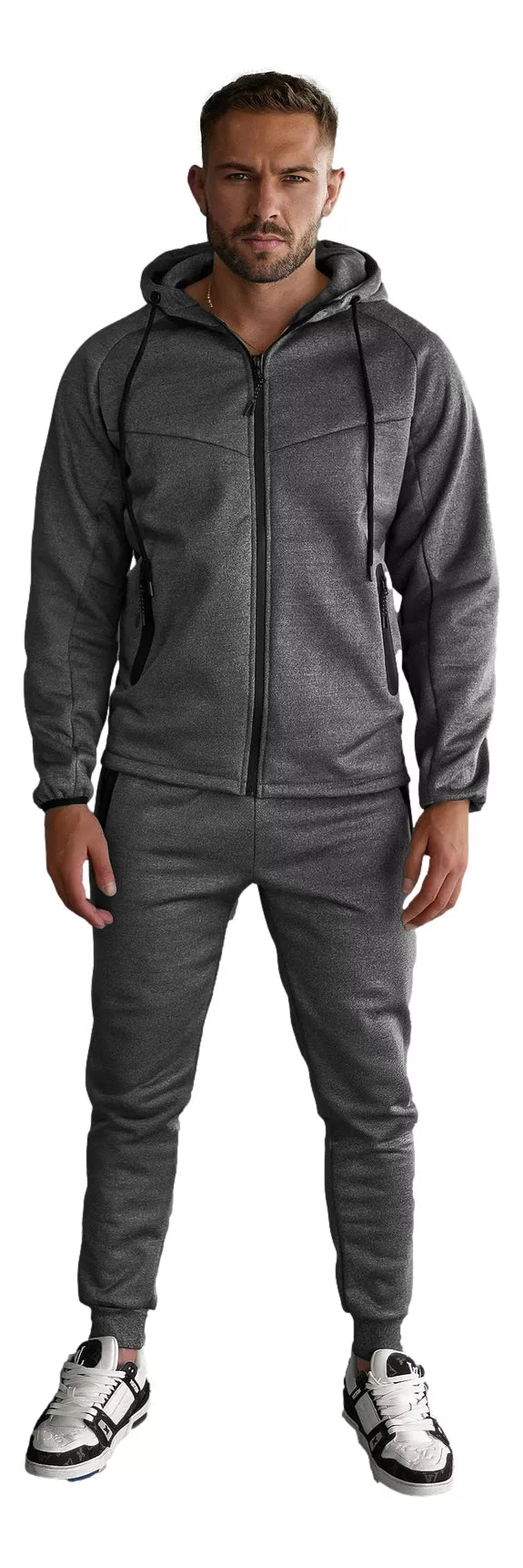 Men's dark grey suit Gibon