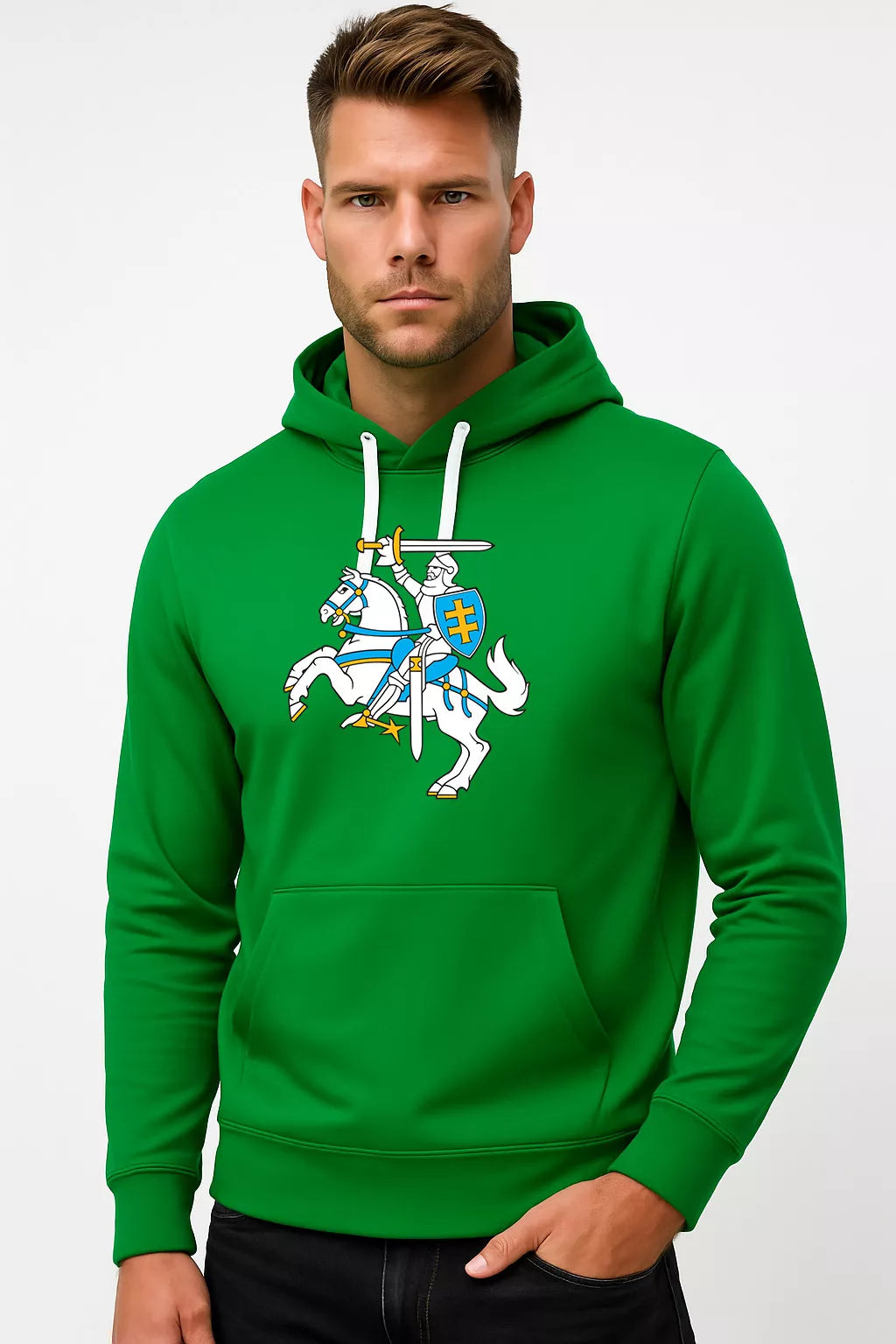 Men's green sweater Vytis