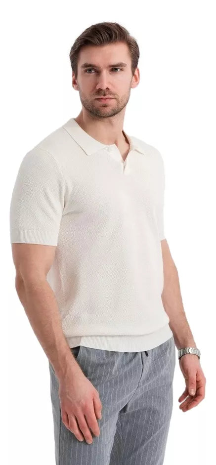 Men's white polo shirt Swing