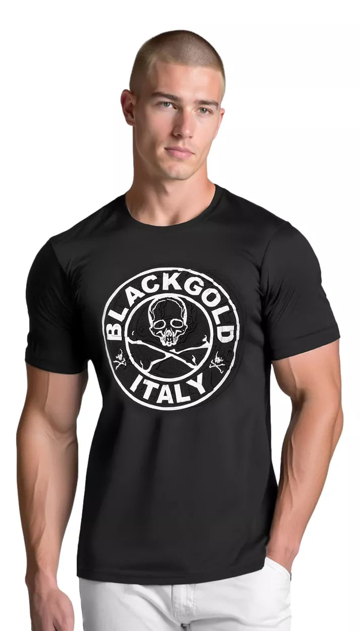 Men's black T-shirt Blackgold