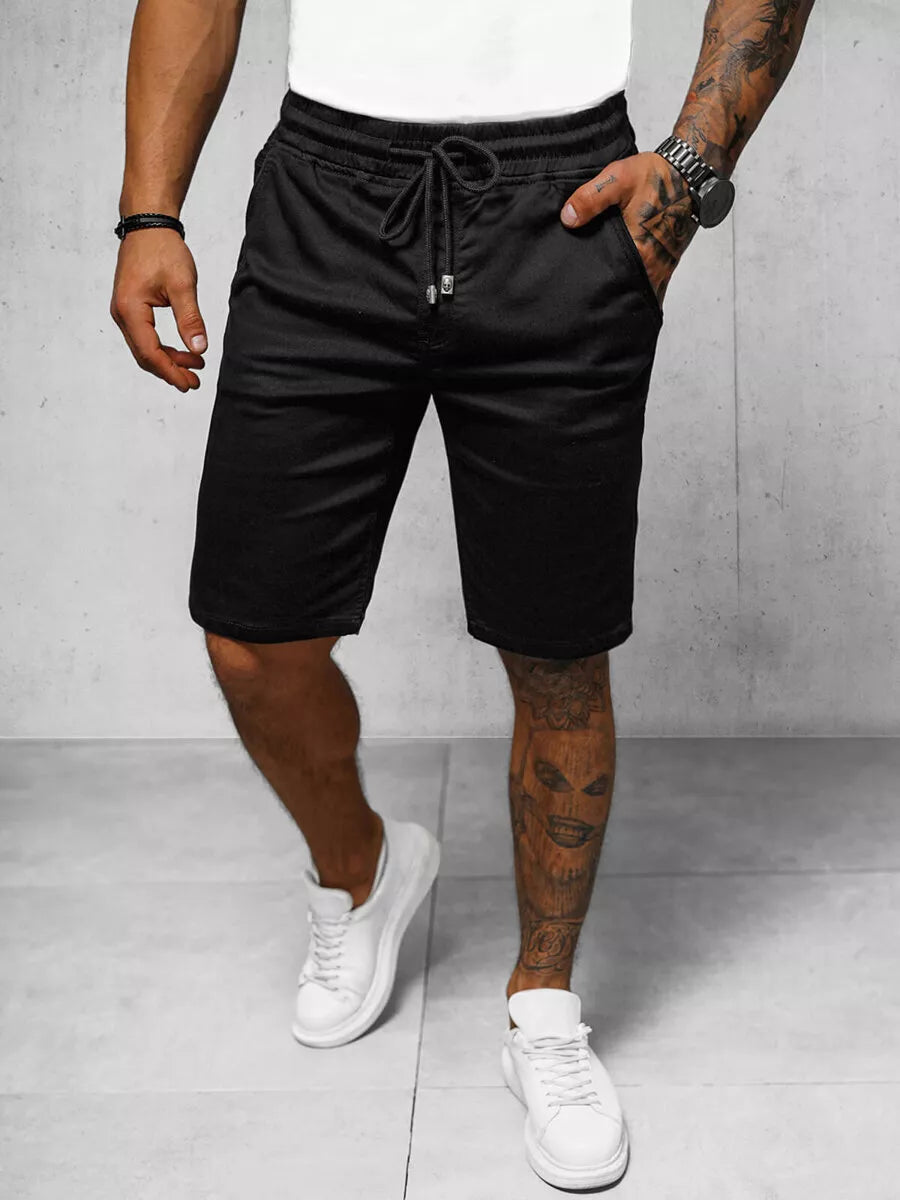 Men's black shorts Nica