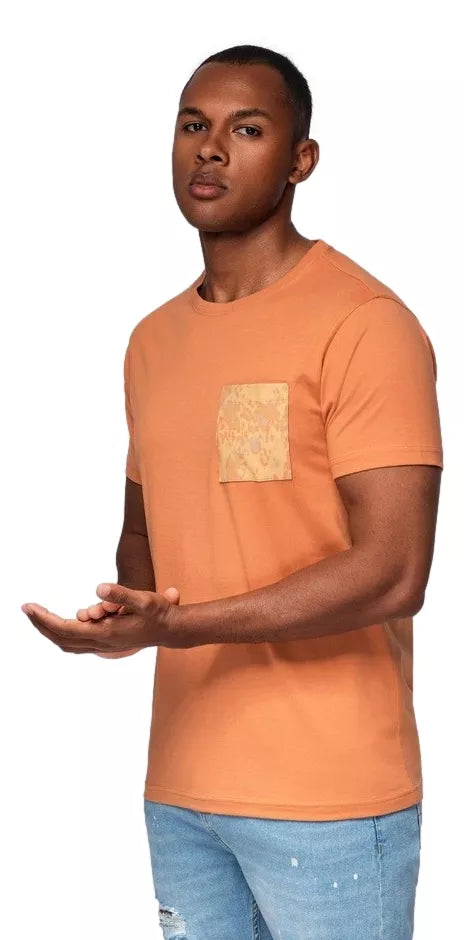 Men's orange T-shirt David