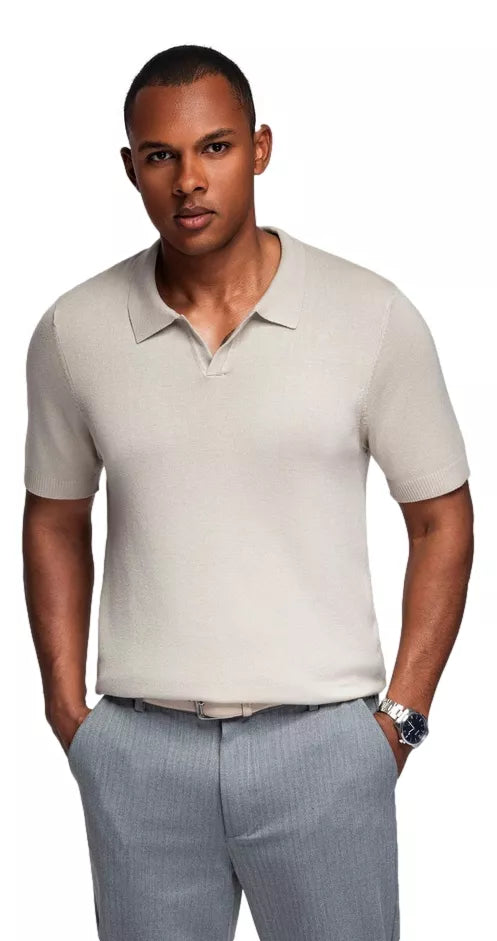 Men's grey polo shirt Mark
