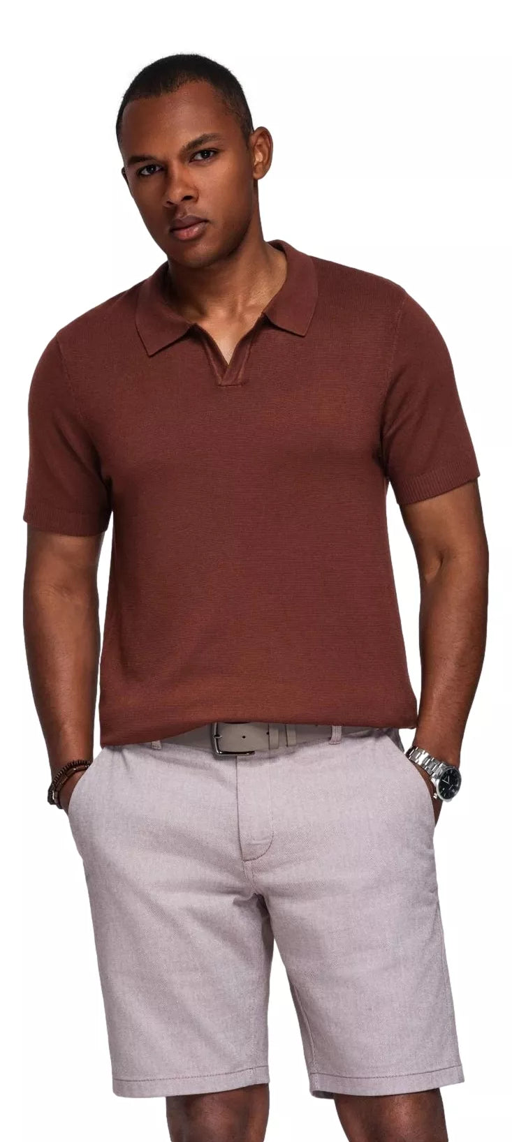 Men's brown polo shirt Mark