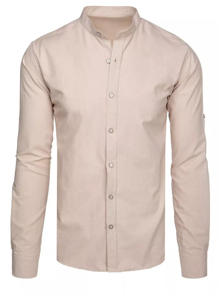 Men's brown long-sleeved shirt Prince