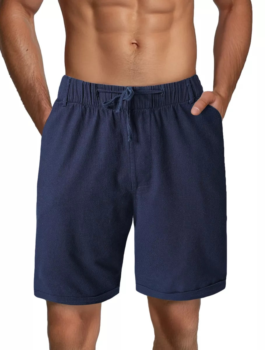 Men's dark blue shorts Akel