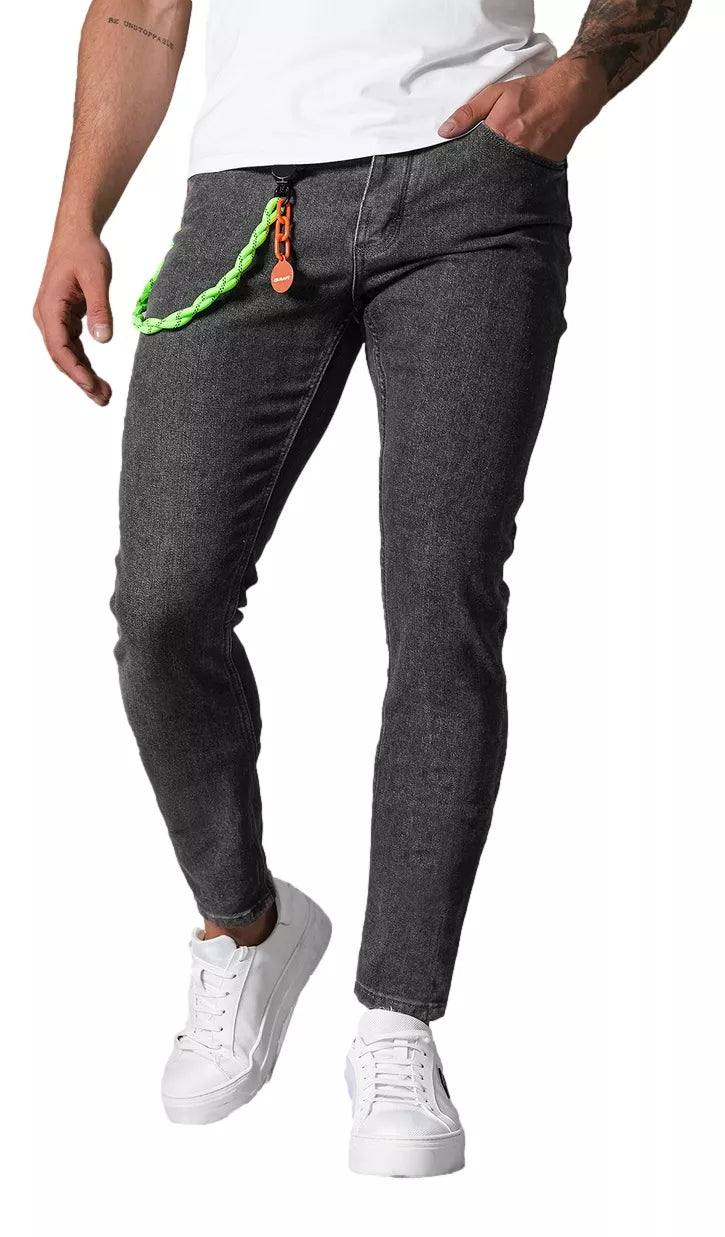 Men's dark gray jeans Aldan