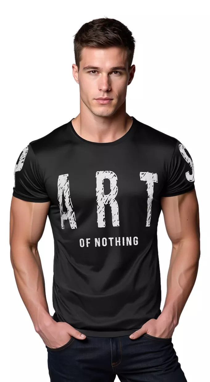 Men's black T-shirt Part