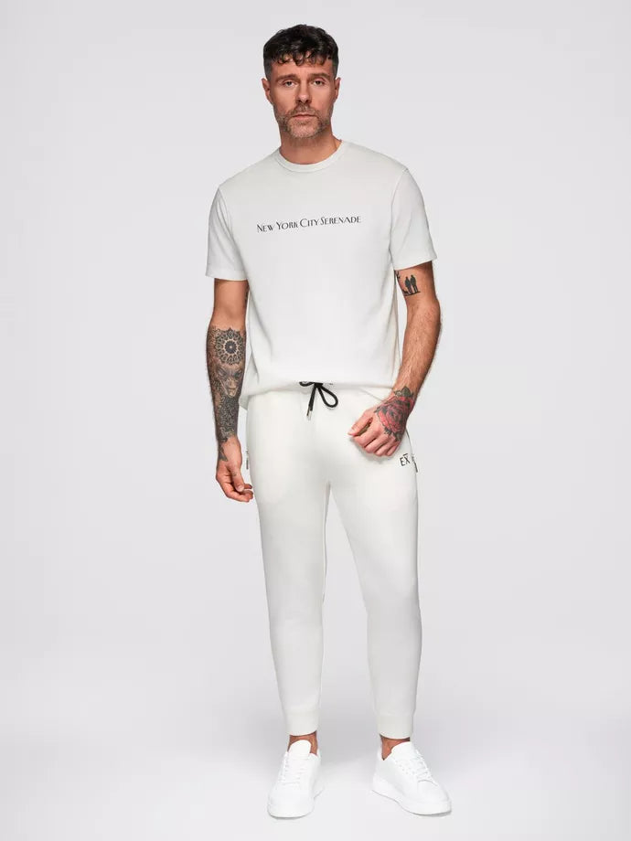 Men's white casual pants Imek
