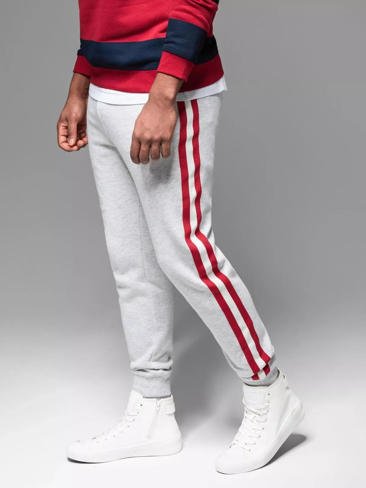 Men's gray casual pants Olin