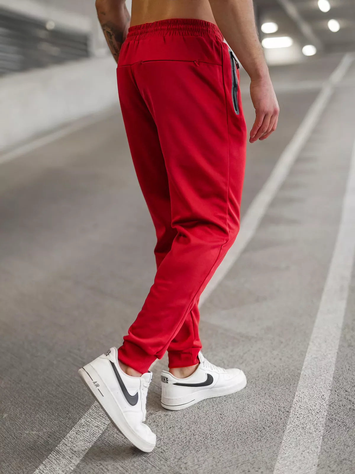 Men's red pants Run