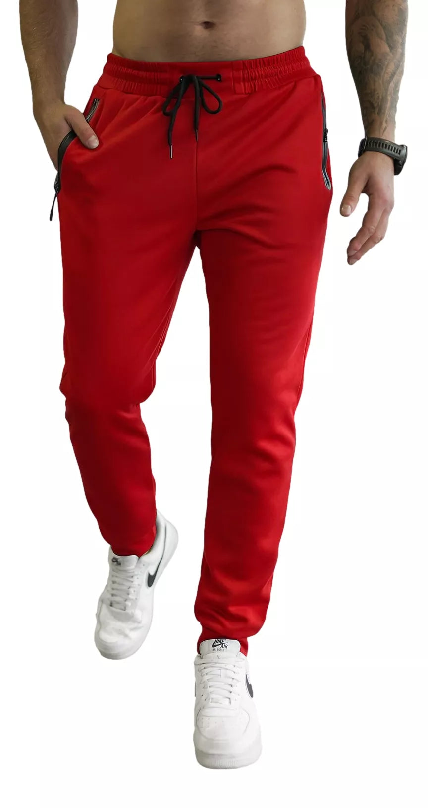 Men's red pants Run