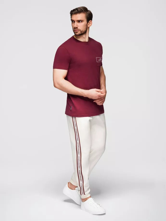 Men's brown casual pants Performance 