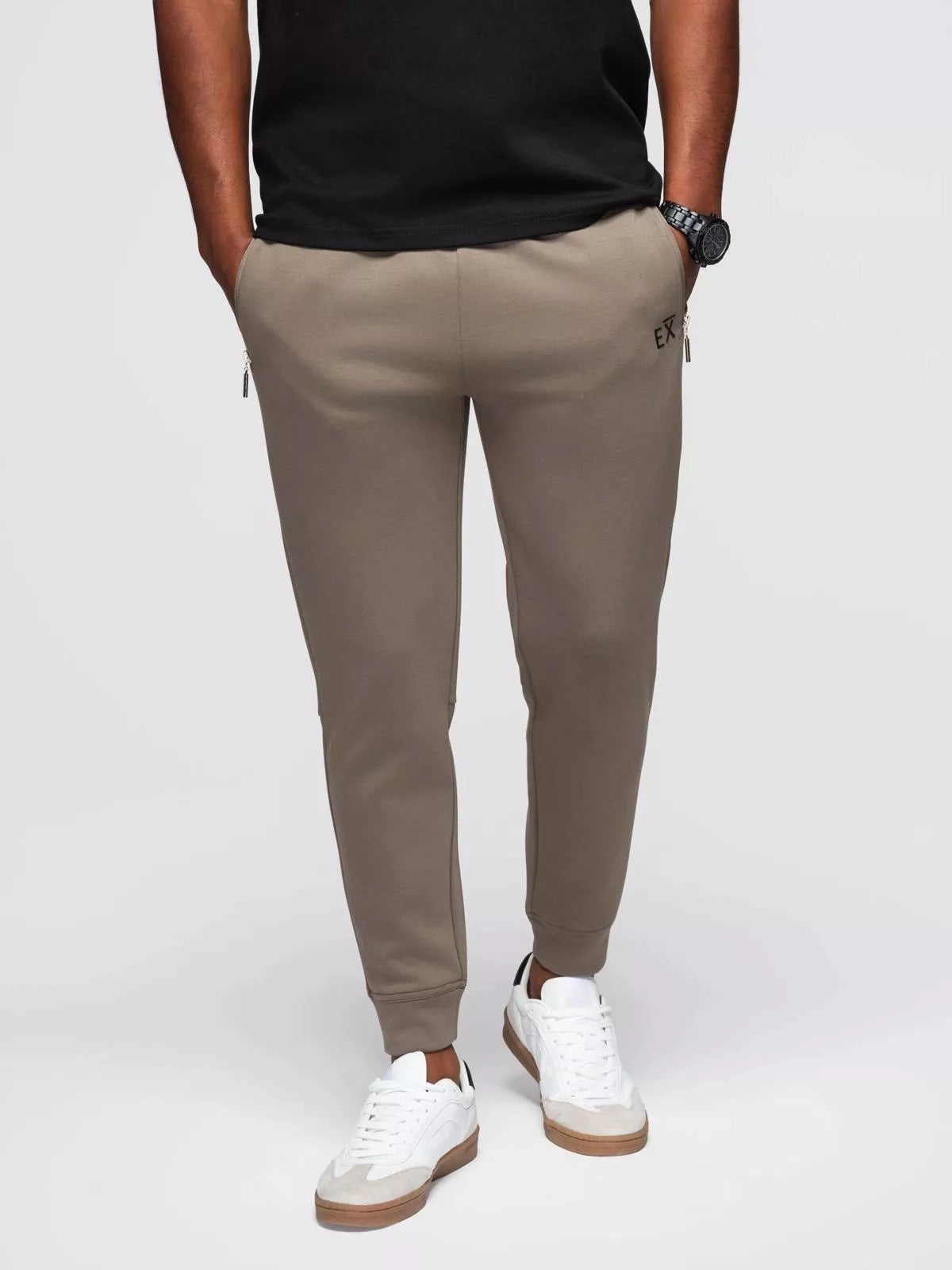 Men's brown casual pants Imek