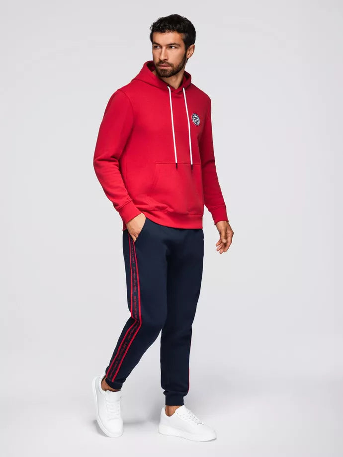 Men's dark blue casual pants Performance 