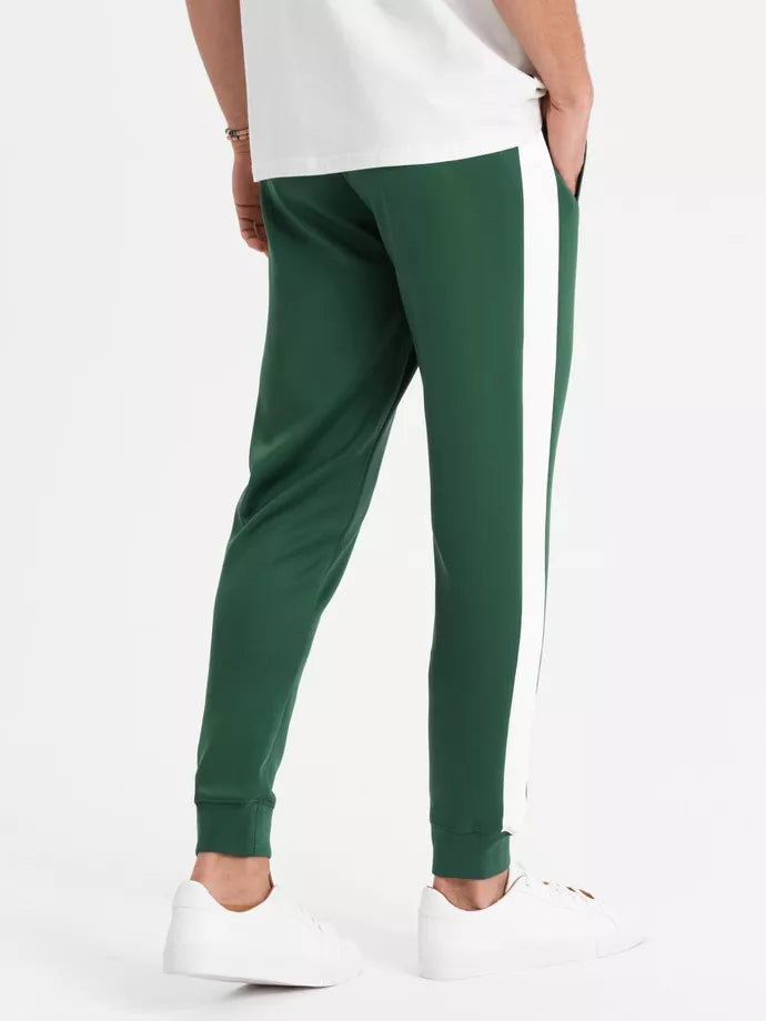 Men's green casual pants Adelf