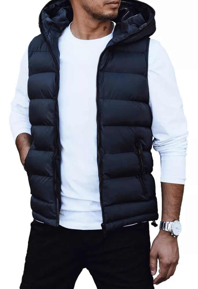 Men's dark blue vest Dobor