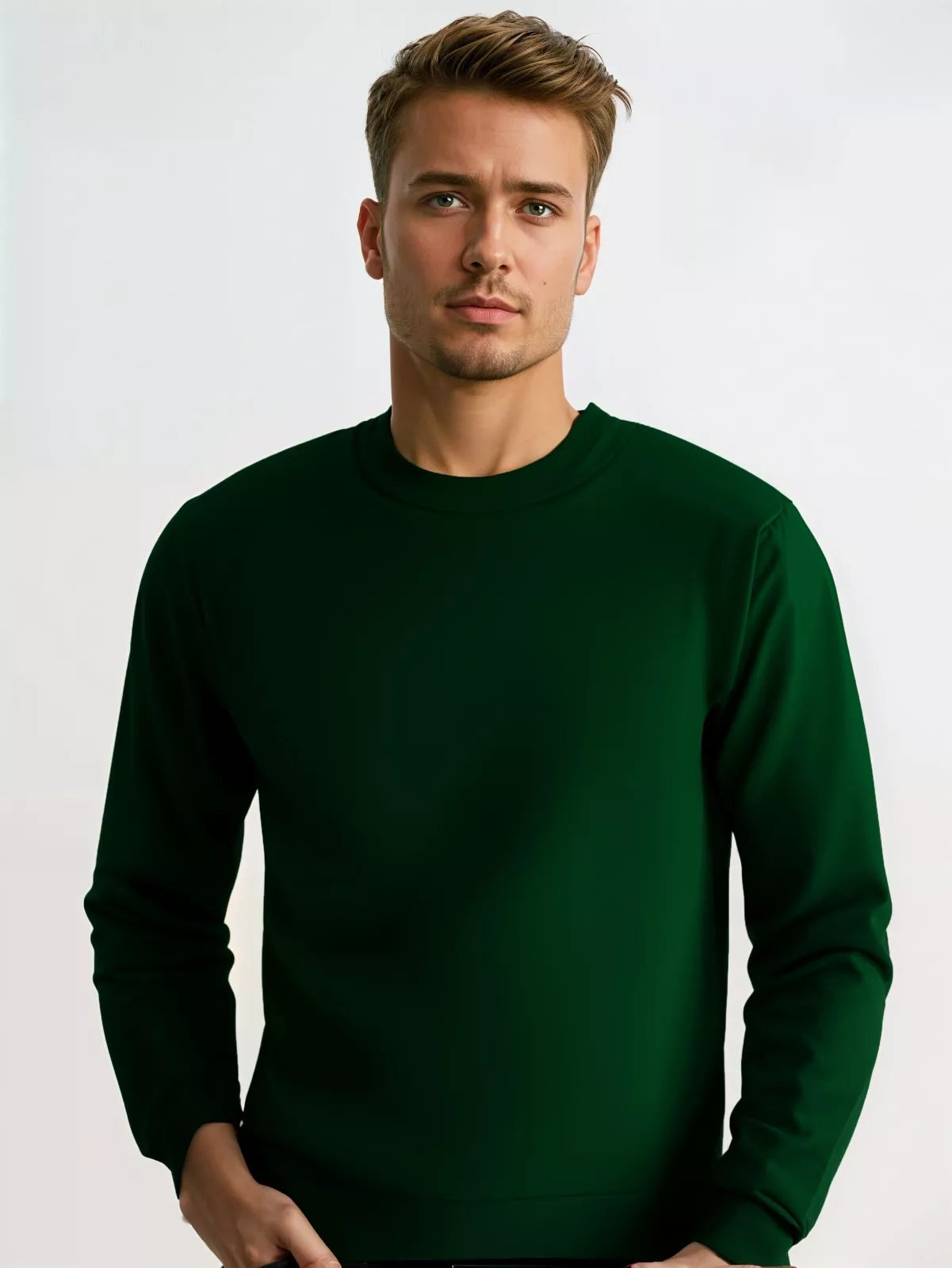 Men's dark green sweater Vurt