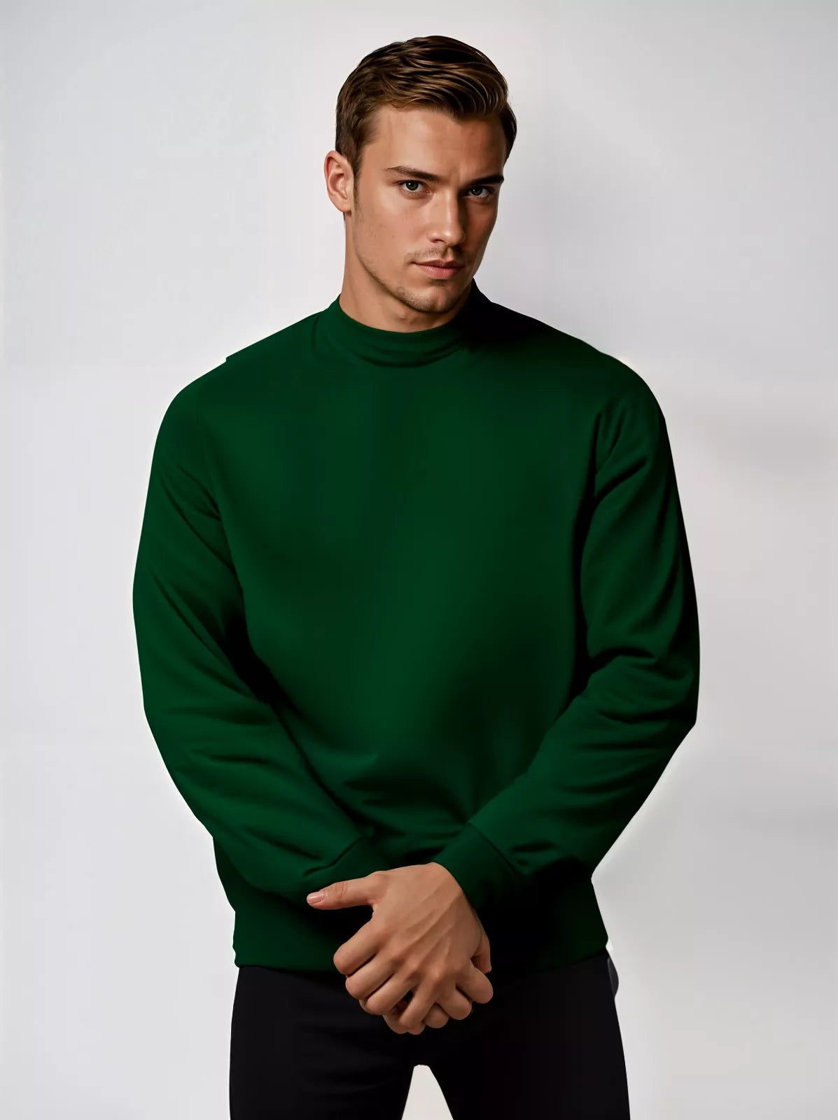 Men's dark green sweater Vurt
