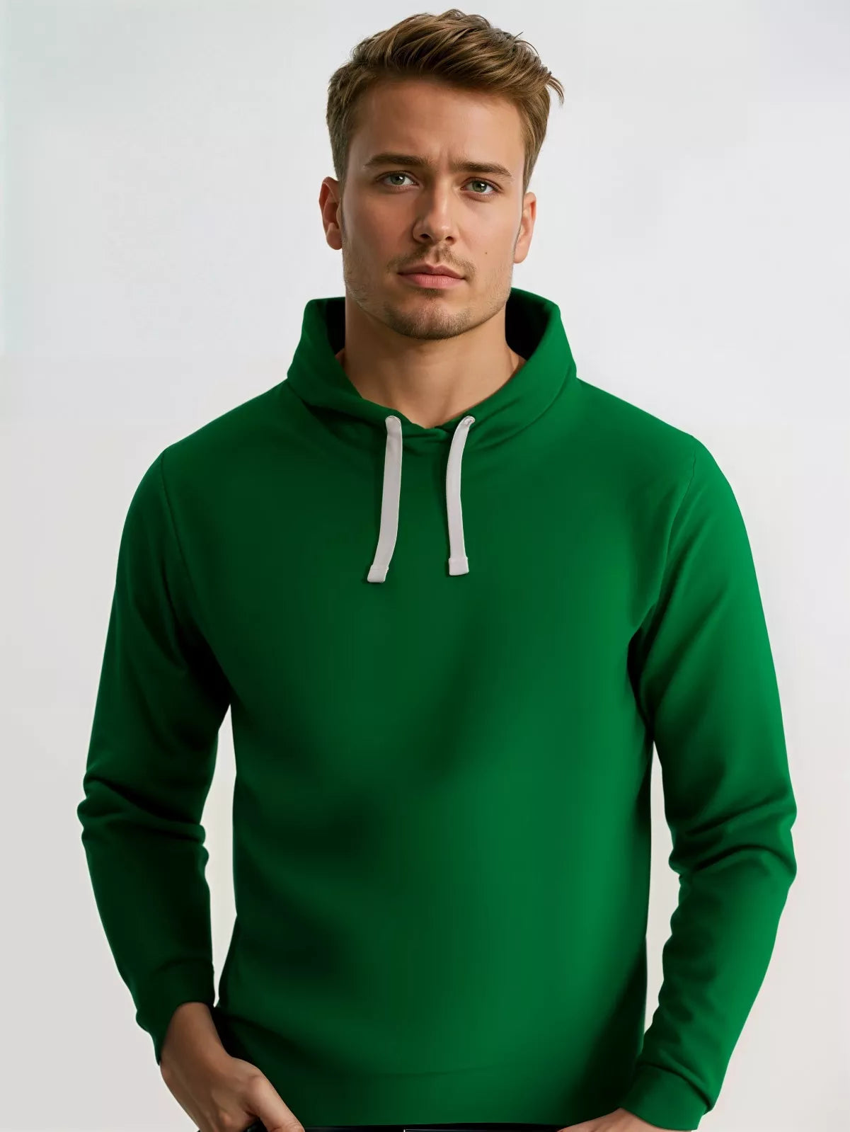Dark green men's hoodie Buvoli