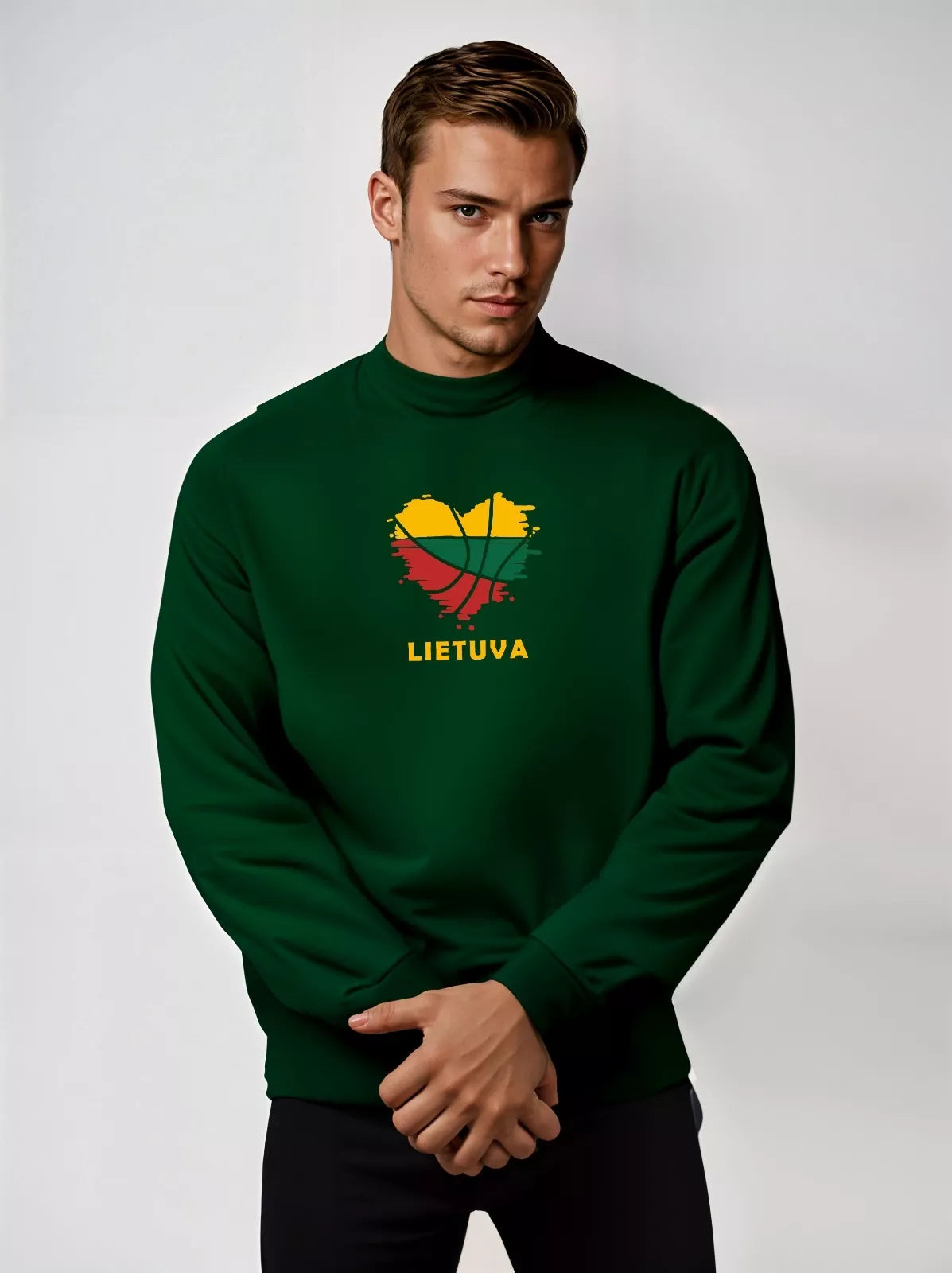 Dark green sweater LTU