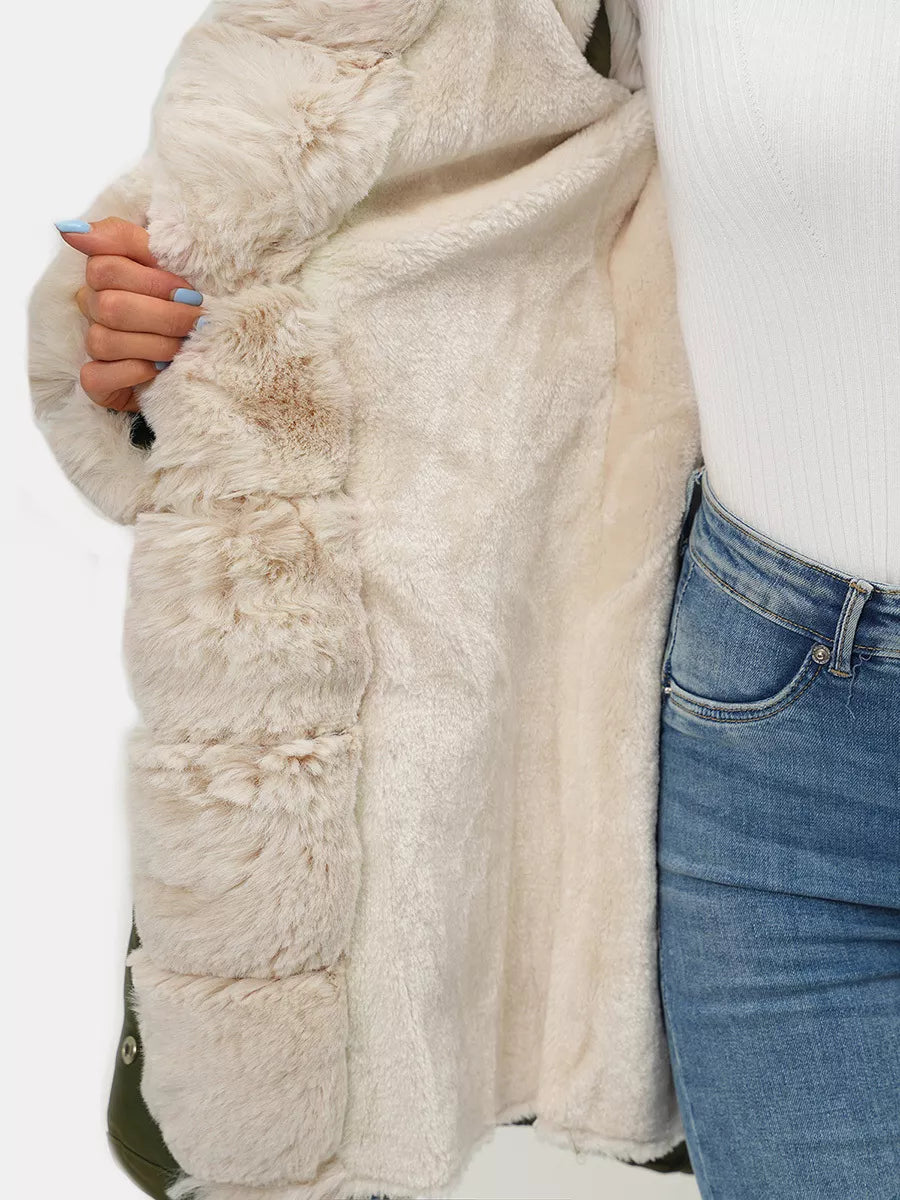 Green women's jacket Moly