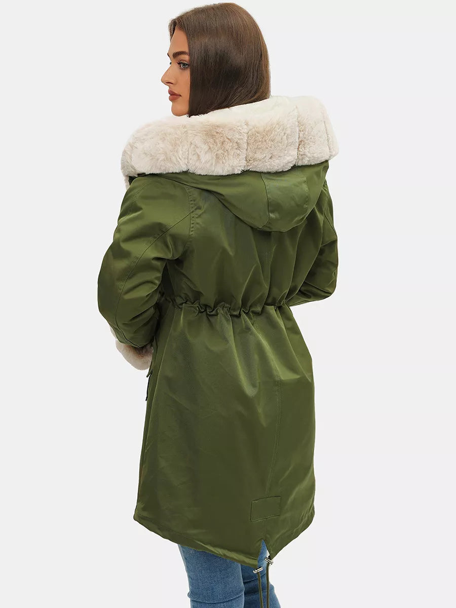 Green women's jacket Moly