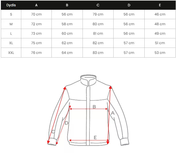 Winter red men's jacket Vitor