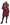 Klein long women's burgundy winter jacket
