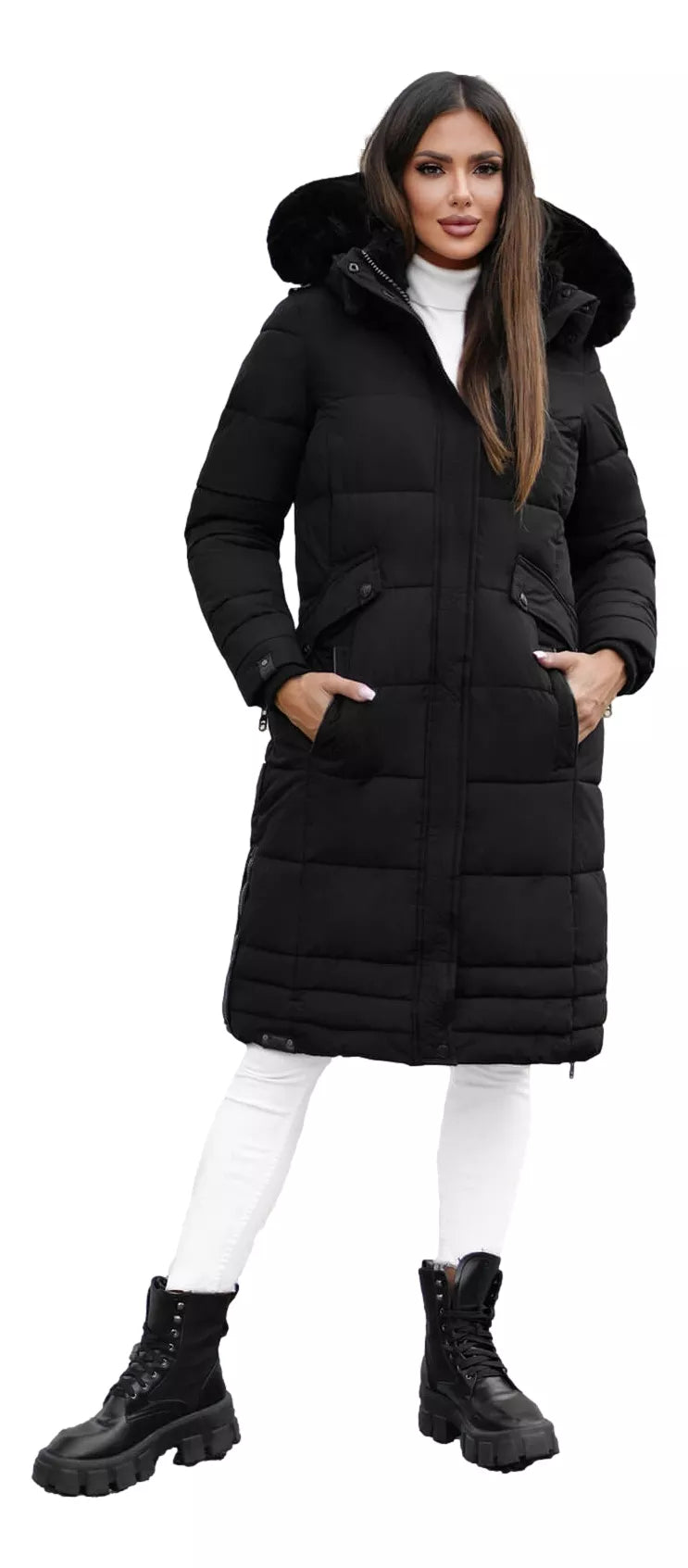 Marni long black women's winter jacket