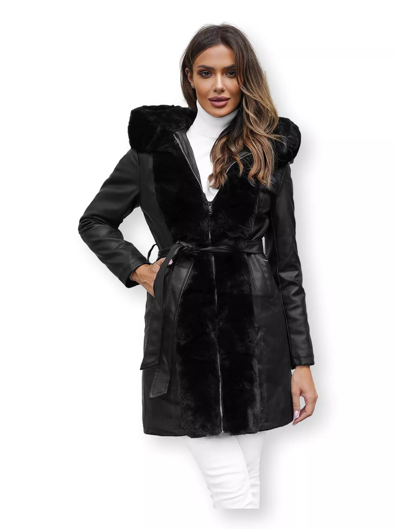 Leather jacket for women Oper