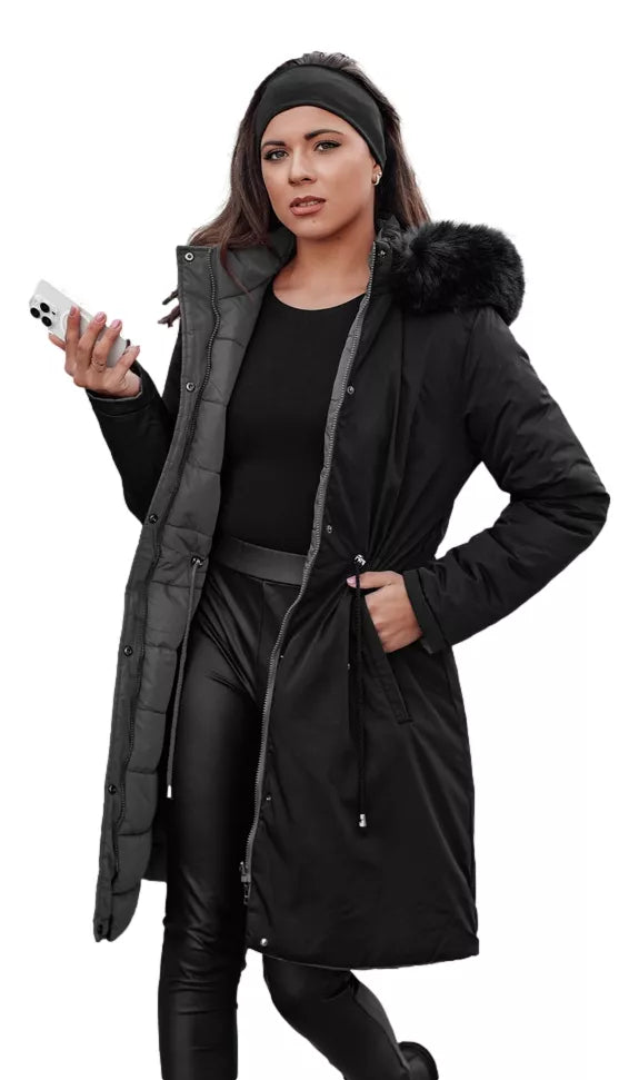 Black women's reversible jacket Adnel