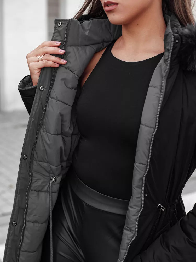 Black women's reversible jacket Adnel
