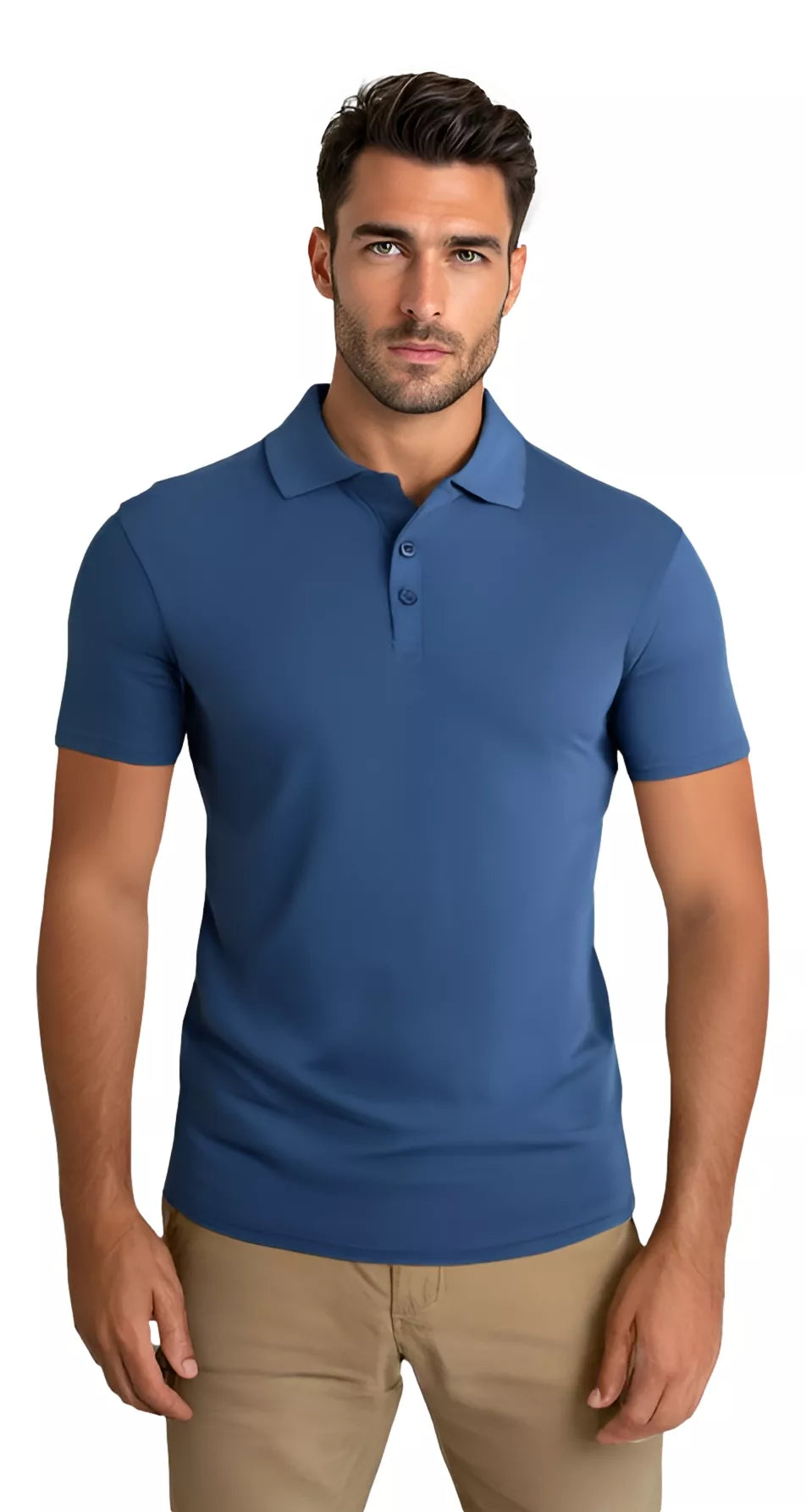 Men's blue polo shirt Casual 
