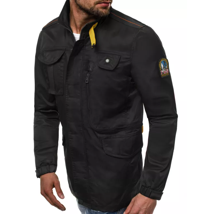 Black men's jacket Antartic