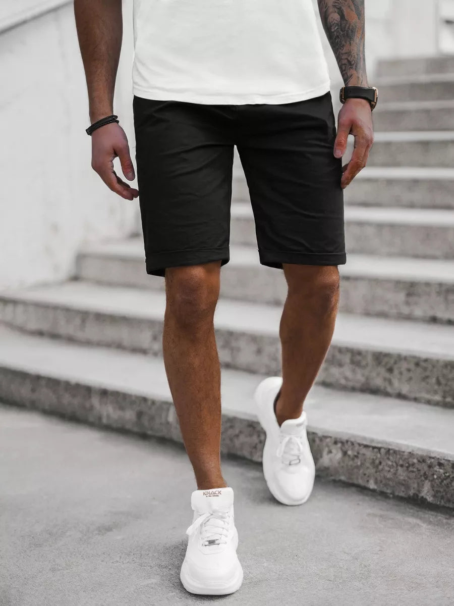 Black men's shorts Jacques