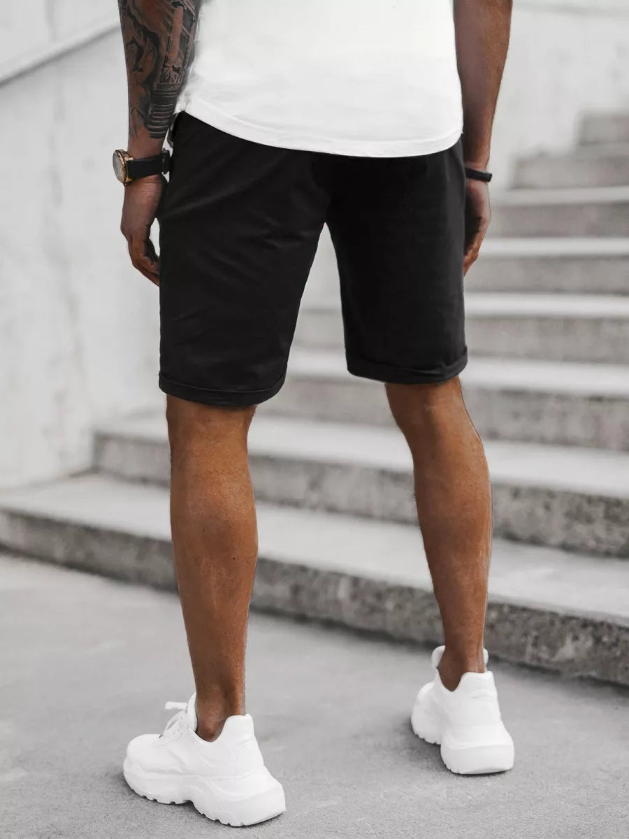 Black men's shorts Jacques