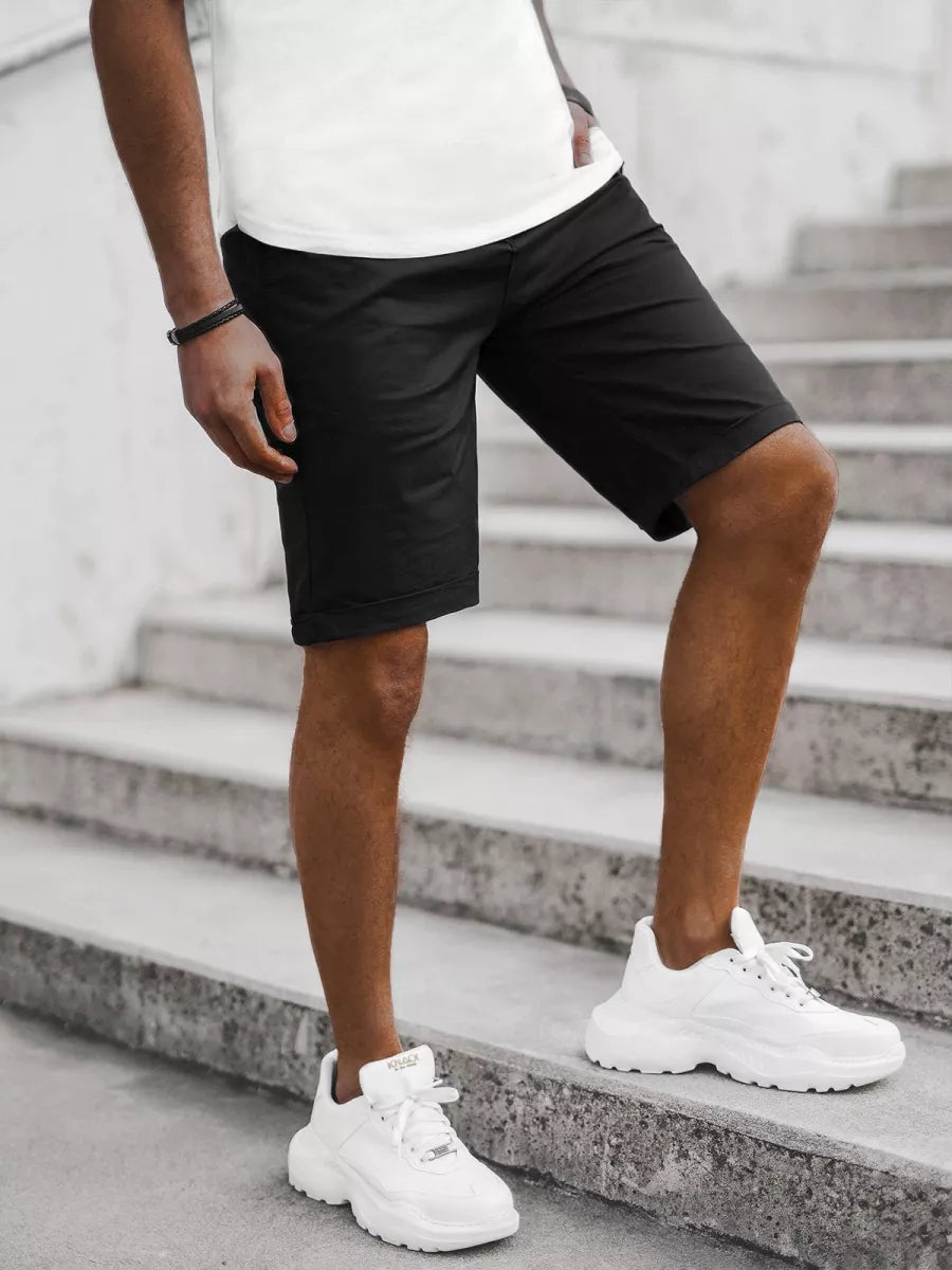 Black men's shorts Jacques