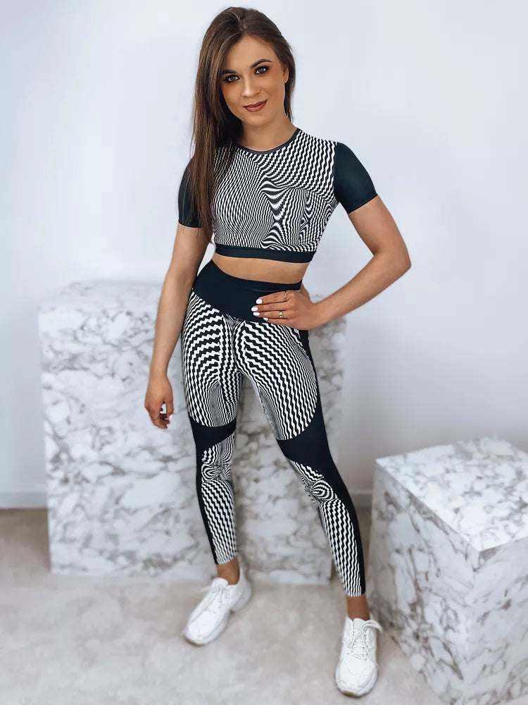 Black women's tracksuit Okra