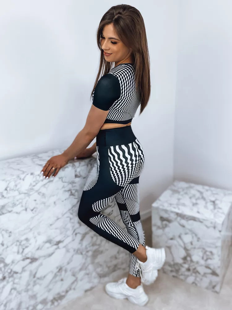 Black women's tracksuit Okra