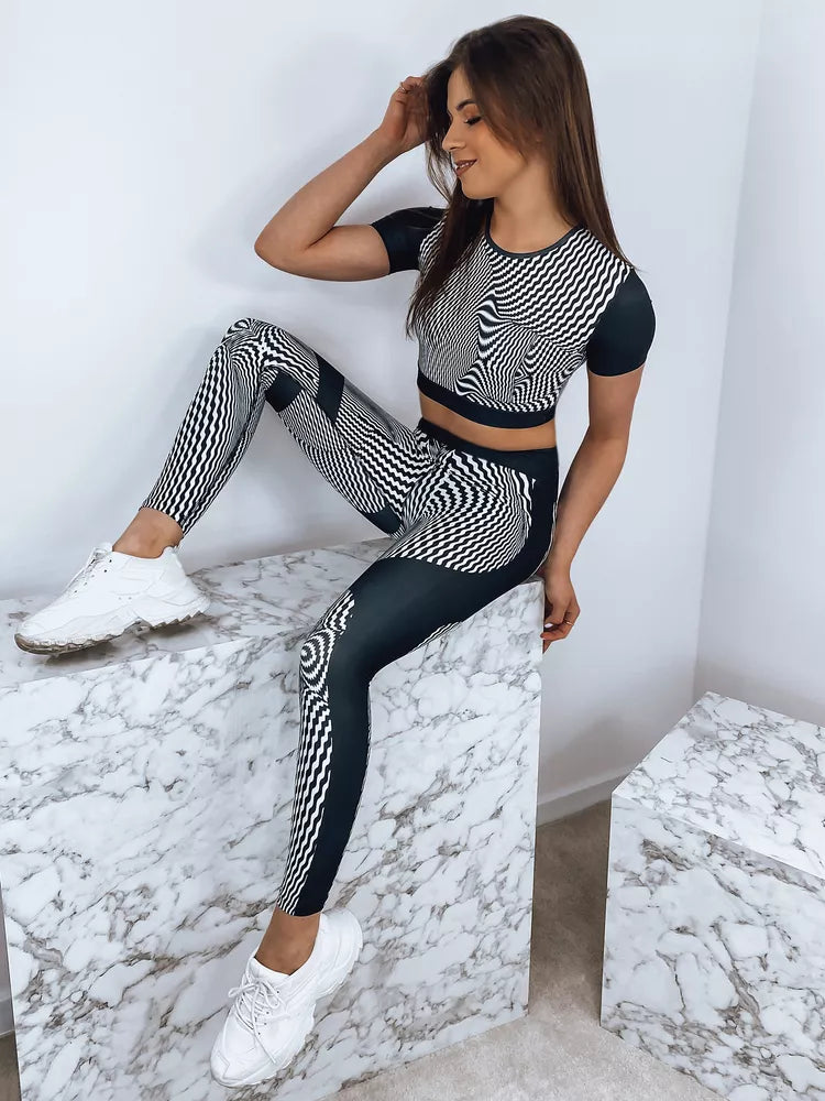 Black women's tracksuit Okra