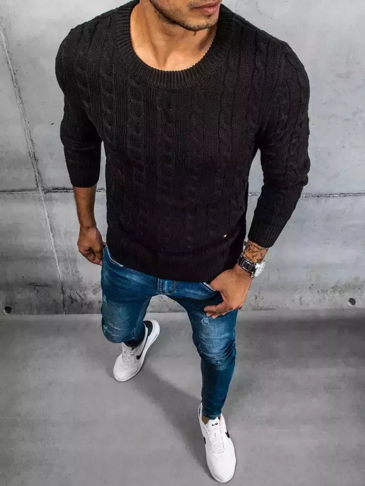 Black men's sweater Lomel