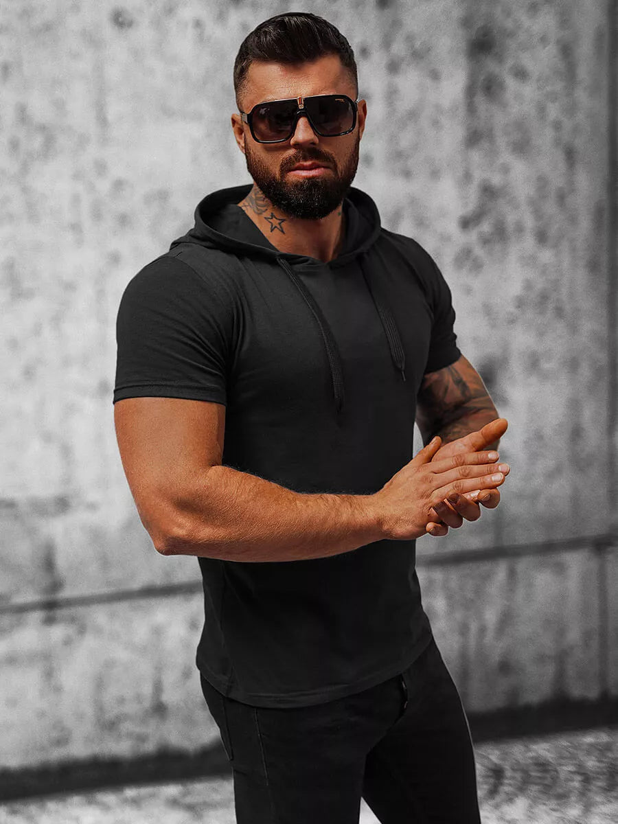 Black men's T-shirt Remer