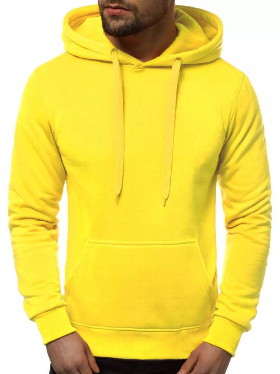 Neon yellow men's hoodie Buvoli