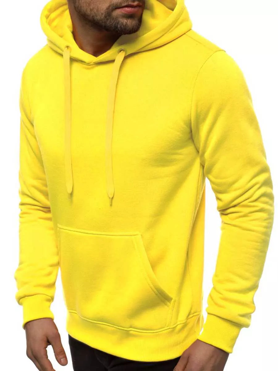 Neon yellow men's hoodie Buvoli