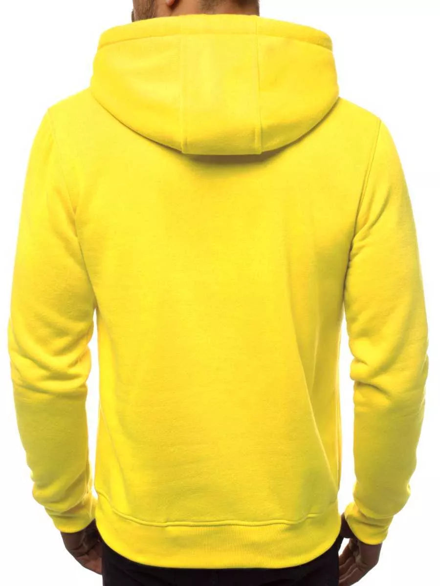 Neon yellow men's hoodie Buvoli