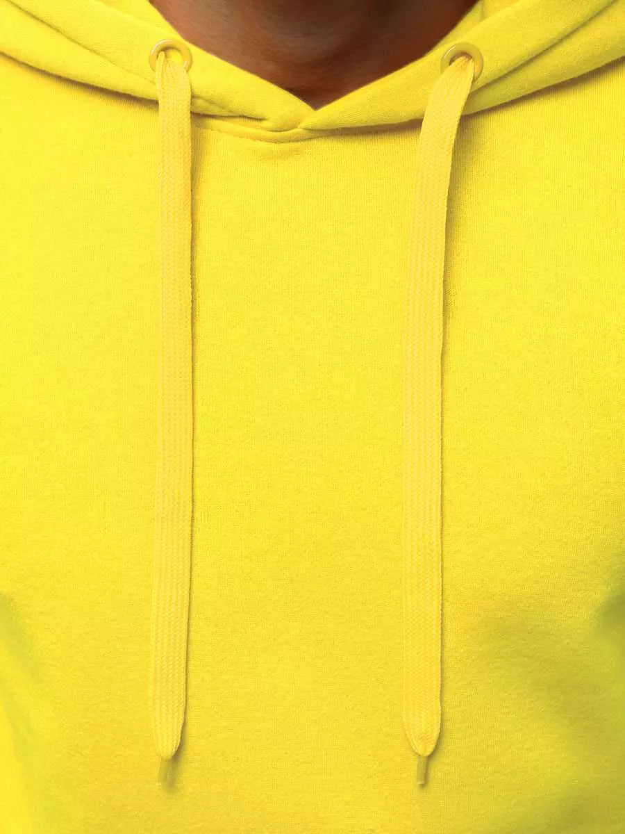 Neon yellow men's hoodie Buvoli