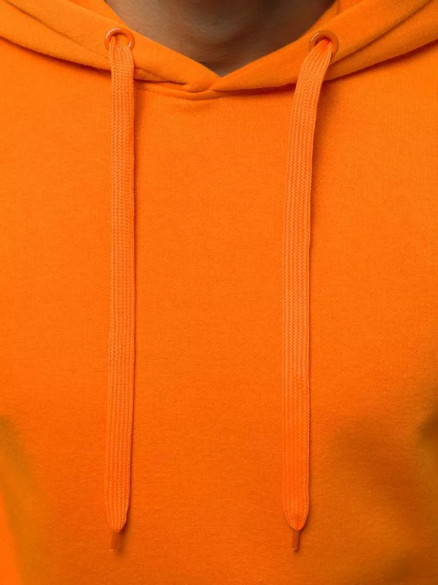 Orange men's hoodie Buvoli